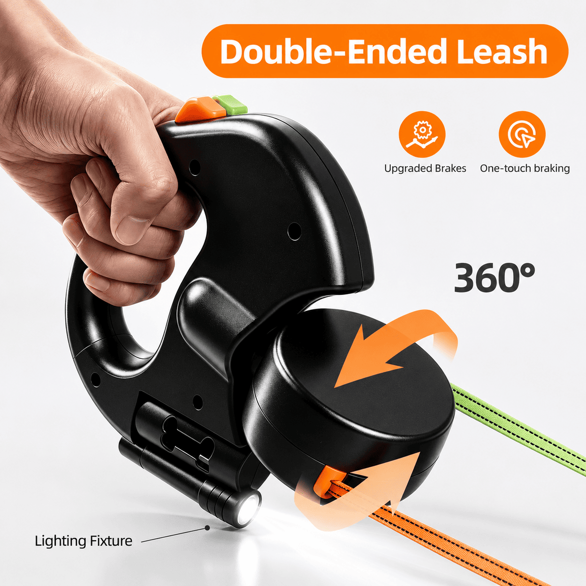 Double-Ended Dog Leash