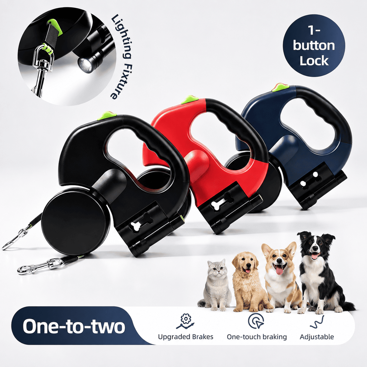 Double-Ended Dog Leash