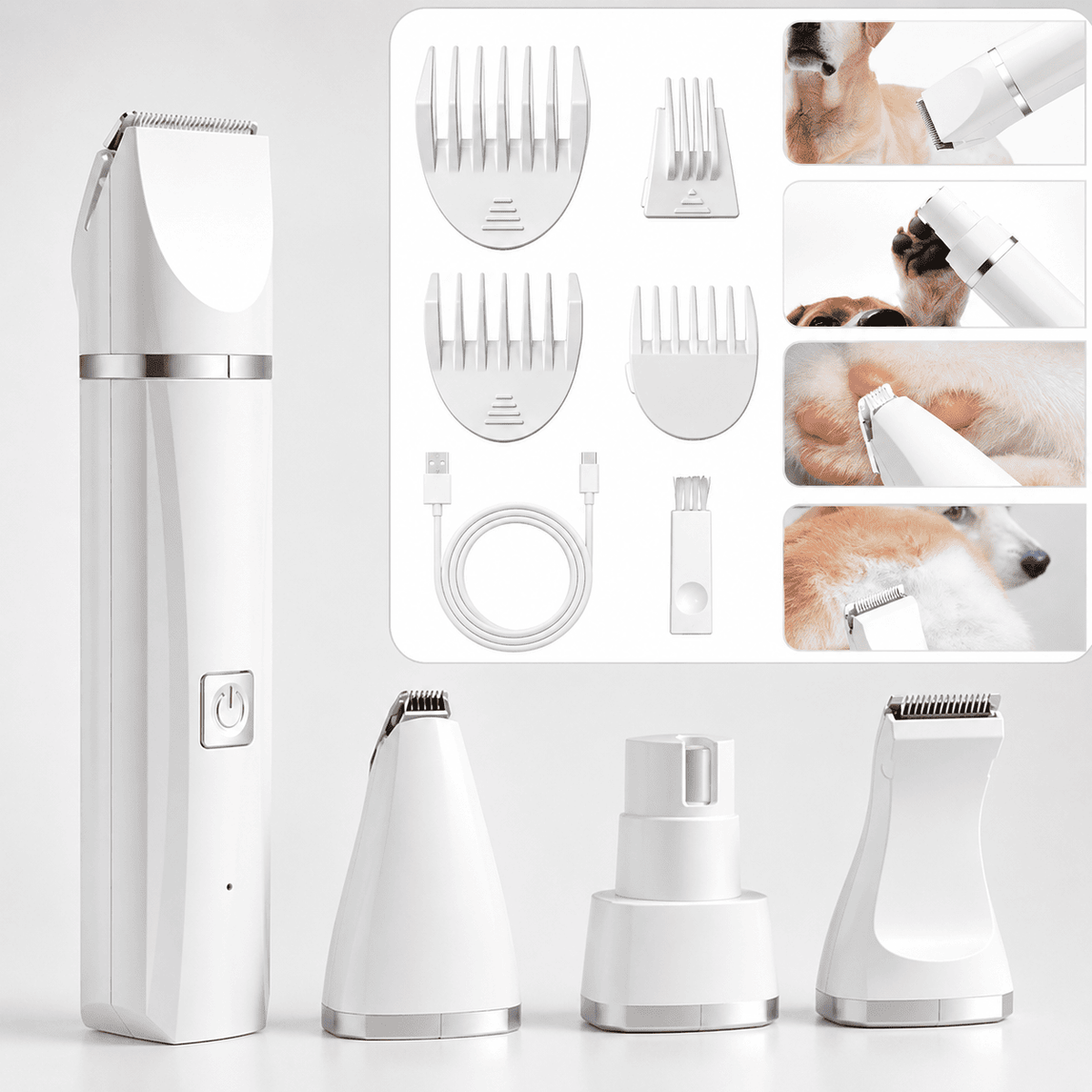 4-In-1 Pet Grooming And Care Set