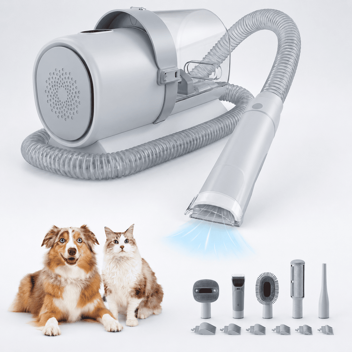 Professional Pet Grooming Vacuum Kit