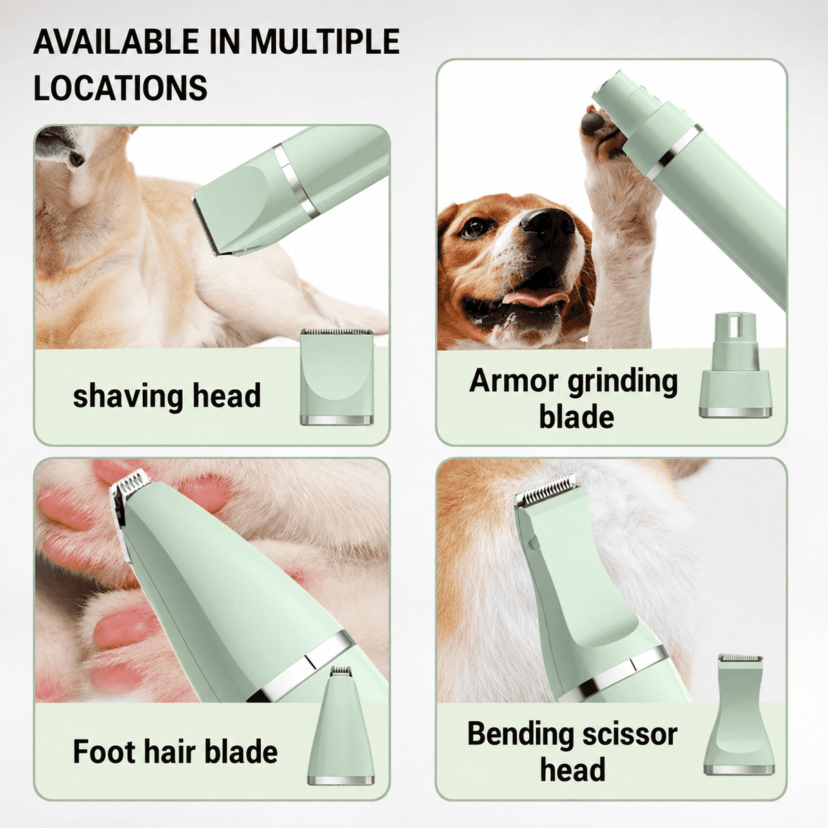 4-In-1 Pet Grooming And Care Set