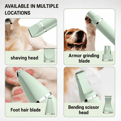 4-In-1 Pet Grooming And Care Set