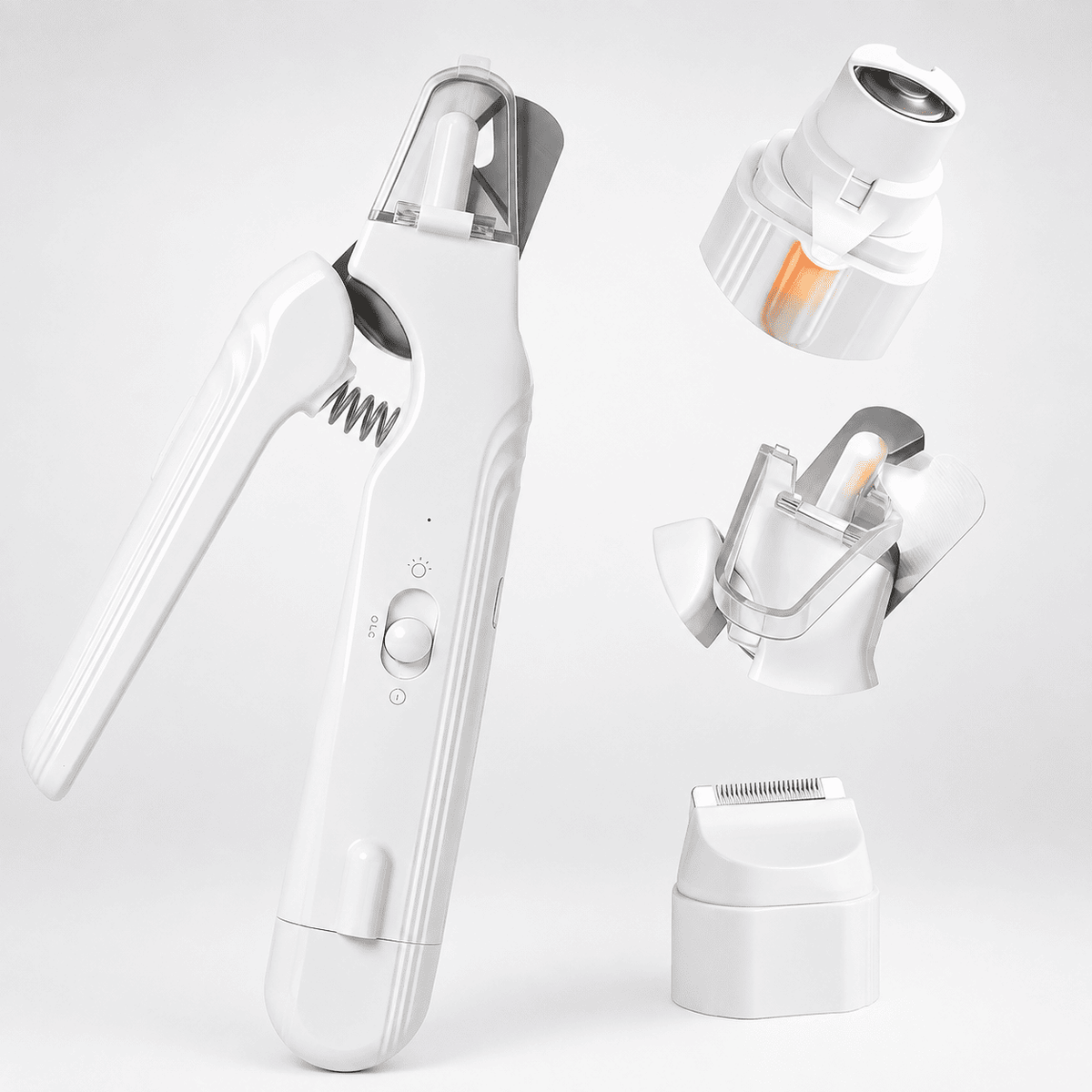 2 in 1 Pet Nail Clippers with LED